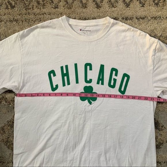Champion x Chicago Cubs Lucky Cloverleaf T-Shirt XL - Picture 5 of 6
